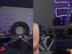 Grote kont, Grote lul, Grote mammen, Bruinharig, Sperma shot, Lul, Kokhalzen, Sportzaal