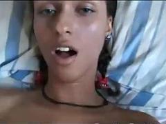 Anal, Sucer une bite, Brunette brune, Tir de sperme