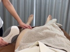 Asiatisch, Arzt, Handjob, Japanische massage