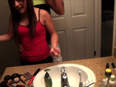 18 jahre, Schlampe, Blasen, Hardcore, Hd, Büro, Jungendliche (18+), Titten