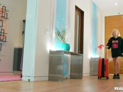 Amateur, Asiatique, Salle de bains, Chambre à dormir, Blonde, Nourriture, Léchez, De plein air