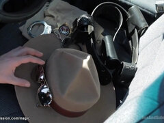 Phony sheriff buttfuck porking schoolgirls (James Deen, Lyla Storm, Casey Calvert)