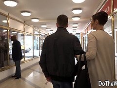 Gabrielle Gucci's cuckold husband watches her take BBC and gets a creampie