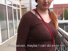 Amateur, Big tits, Bus, Czech, Fat, Money, Public