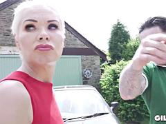 Blondine, Blasen, Spermaladung, Oma, Hardcore, Hd, Dürr