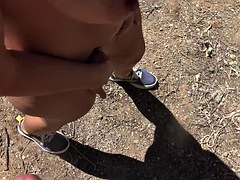 Grote lul, Bedriegen, Man die toekijkt, Sperma shot, Harig, Hardcore, Buiten, Vrouw