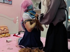 Asiatisch, Sadomasochismus, Japanische massage, Lesbisch, Uniform