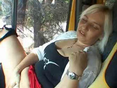 Amateur, Blonde, Voiture, Doigter, Hard, Orgasme, Chatte, Épouse