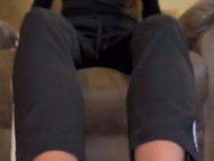Leie, Füsse, Fußfetisch, Pov, Erotischer film, Solo