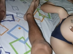 Amateur, Asiático, Niñera, Mamada, Semen en la boca, Casero, Mamá, Orgasmo