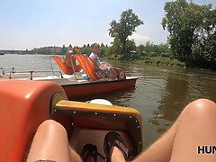 Schönheit, Braunhaarige, Vollbusig, Gehörnter ehemann, Tschechisch, Geld, Im freien, Realität