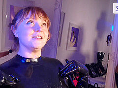 イく瞬間, 言葉責め, フェティッシュ, ヒール, ゴム, なめる, 赤毛, フェラする