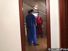 美人, ブロンド, フェラチオ, イマラチオ, お婆さん, 淫乱熟女, オマンコ, 義母