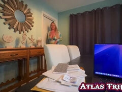 アメリカ人, フェラチオ, 口内発射, 顔射, 自家製, 巨大, 淫乱熟女, オッパイの