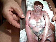 tribute barely - face and tits creamed with cum