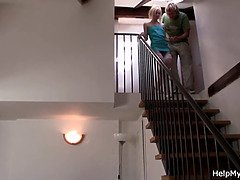 Blondine, Gehörnter ehemann, Ehemann, Realität, Reiten, Schreiend, Jungendliche (18+), Frauentausch