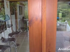Hot Latina Anissa Miller Cheats on Cuckold Husband with Stepbrother - Big Tits Blowjob Doggy POV