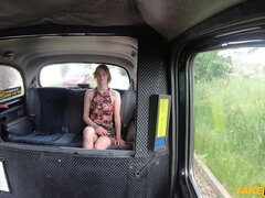 Sexiest Ginger Cab Passenger ever Puts out POV