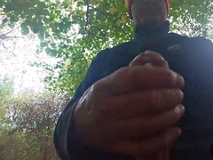 Amateur, Atrapados, Corridas, Gay, Pajear, Masturbación, Al aire libre, Pov