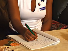 Negro, Ébano, Europeo, Penetracion con dedos, Alemán, Interracial, Adolescente, Clasico