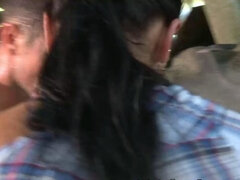 Anal, Brunette brune, Ferme, Hard, Hd, Rugueux, Adolescente