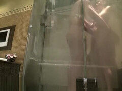 Asiatique, Gros seins, Sucer une bite, Couple, Petite amie, Poilue, Hôtel, Japonaise