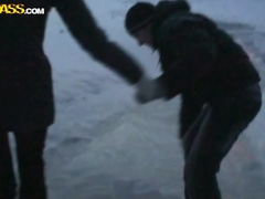 素人, カップル, 公共, タトゥー