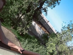 Amateur, Couple, Tir de sperme, En levrette, Hôtel, Seins naturels, Pov, Public