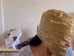 18-Year-Old Beauty Restrained and Silenced by Kinky Grandma
