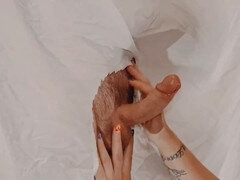Sucking dick, amateur facial, glory hole