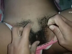 Hot Indian Bhabhi Shaves Her Hairy Pussy Close-Up - 18 Year Old Desi Girl