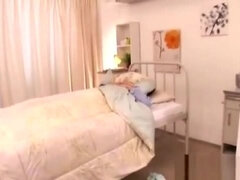 Asiatisch, Spermaladung, Japanische massage, Krankenschwester