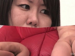 Asiatisch, Braunhaarige, Behaart, Japanische massage, Masturbation, Spielzeuge