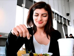 アナル, ズームショット, エクストリーム, 指いじり, マッサージ, オナニー, 公共, スカートのぞき