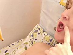 Lieveling, Mooi, Slaapkamer, Blond, Pijpbeurt, Moeder die ik wil neuken, Naakt, Vrouw