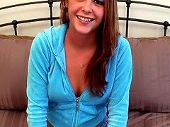 Nineteen year senior hot teen pounds and gets a throat utter of cum