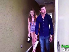 Step siblings get caught cheating & fucked hard in taboo affair