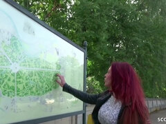 Spermaladung, Schwanz, Deutsch, Milf, Mutti, Geld, Realität, Rotschopf