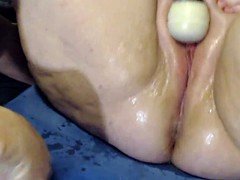 Amazing Wife Cums Hard on Fist