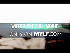 Nasty son surprises his huge titted stepmom with a stimulating egg in her lace pants