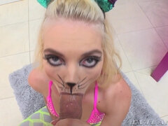 Blonde, Sucer une bite, Pov, Russe, Suçant, Adolescente