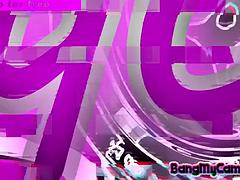 Leie, Asiatisch, Tussi, Grosse titten, Braunhaarige, Masturbation, Titten
