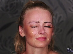 Yammy tight babe Carmel Anderson Bukkake porn