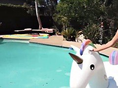 Tussi, Gruppe, Party, Pool, Ablutschen