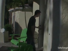 Блондинки, Застукали, Семяизвержение, Член, Фетиш, Лизание, Нейлон, Тощие