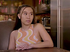 69, アジア人, 美女, 浮気者, 毛深い, レズビアン, オマンコ, バイブレーター