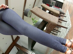 Agness Miller shows off her perfectly shaped ass