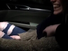 Grote mammen, Pijpbeurt, Schattig, Dik, Hd, Buiten, Openbaar, Tiener