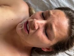 German MILF Super Squirt Surprise - Hairy Pussy Squirting Orgasm in 4K