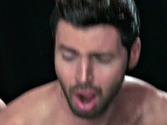 Viele männer bespritzen eine frau, Gruppe, Handjob
